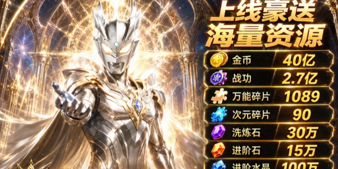 奥特曼系列OL福利宣传图