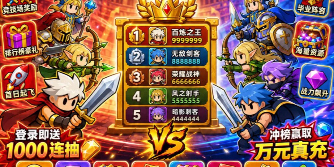 百炼英雄福利宣传图