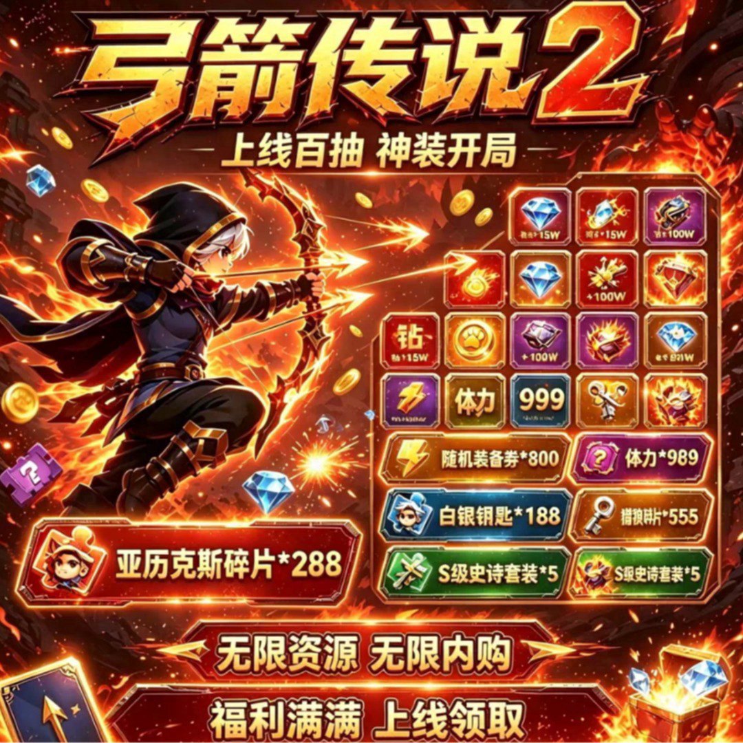 弓箭传说福利宣传图