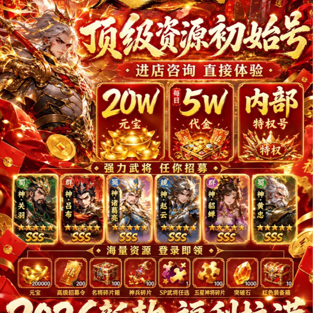 巨神军师超凡三国福利宣传图