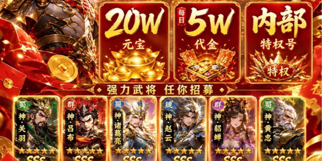 巨神军师超凡三国福利宣传图
