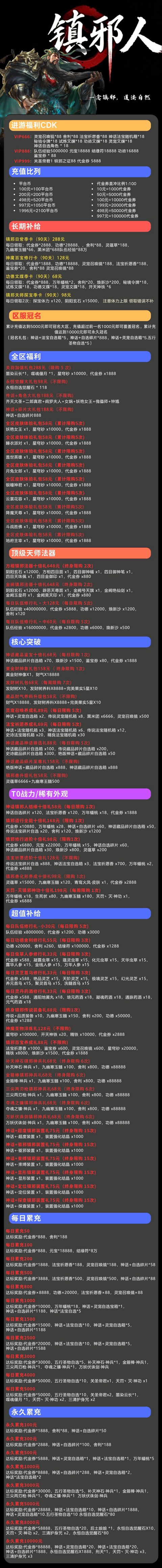 充值介绍