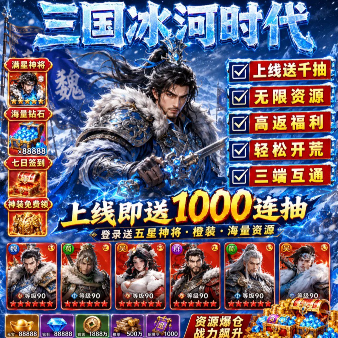 三国冰河时代福利宣传图