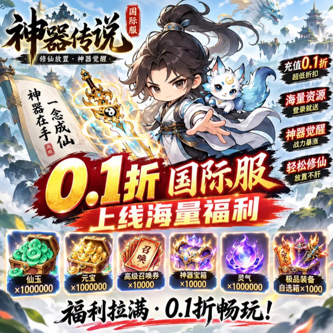神器传说福利宣传图