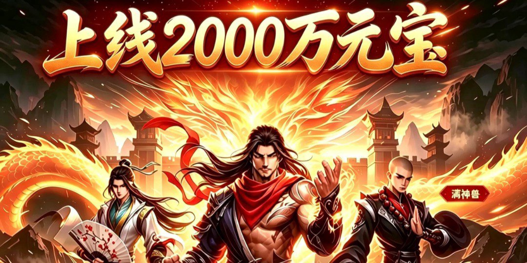 天龙八部手游横板福利宣传图