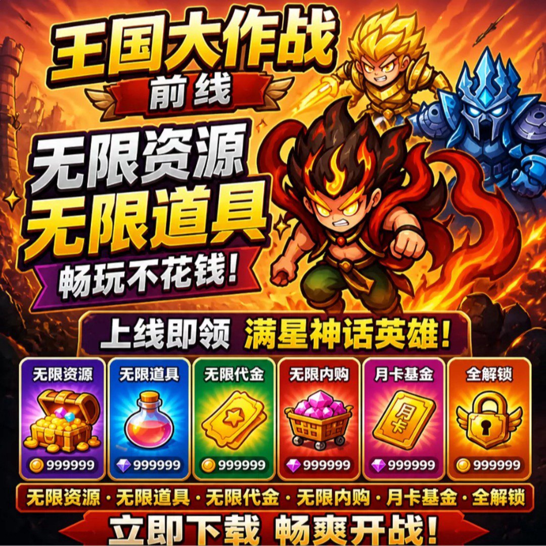 王国大作战福利宣传图
